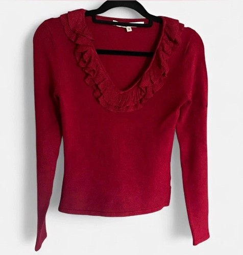Max studio red silk - red,