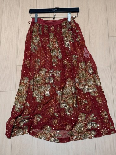 Saint laurent silk skirt 36 - sz,