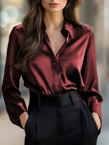 Womens satin silk solid - womens,