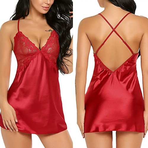 Womens lace sexy satin - womens,
