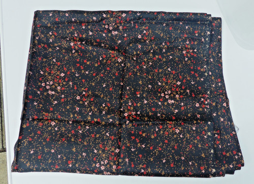 100 silk fabric with printed - 100%,