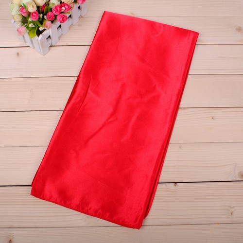Satin solid silk - satin, scarf