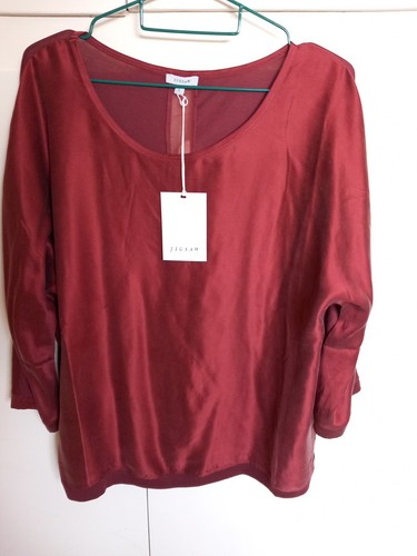 Jigsaw silk batwing top - batwing, l
