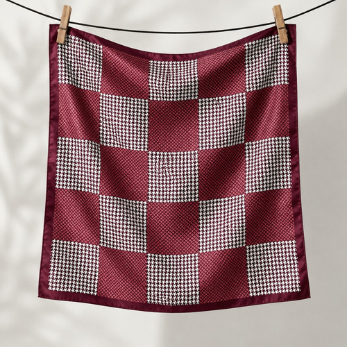100 silk square scarf - silk, 53x53cm