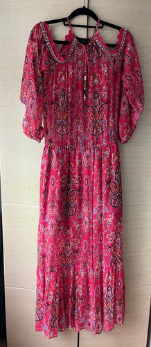 Long red cold - long,, cold-shoulder