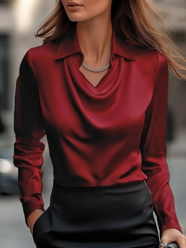 Ladies satin silk tee shirts - ladies⭐satin,