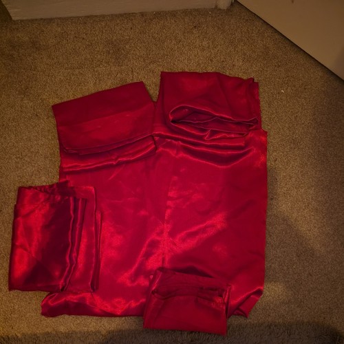 Red silk double - silk, duvet