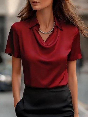 Ladies satin silk - satin, shirts