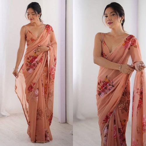 Indian designer georgette silk