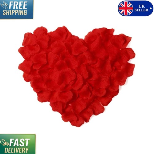 1000pcs red silk rose - red,