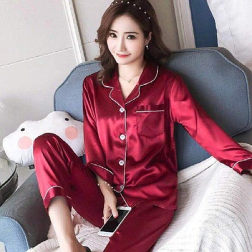 Womens satin pyjamas ladies - satin,