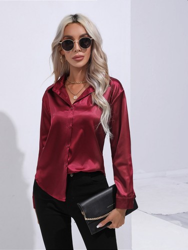 Womens satin silk - satin, solid